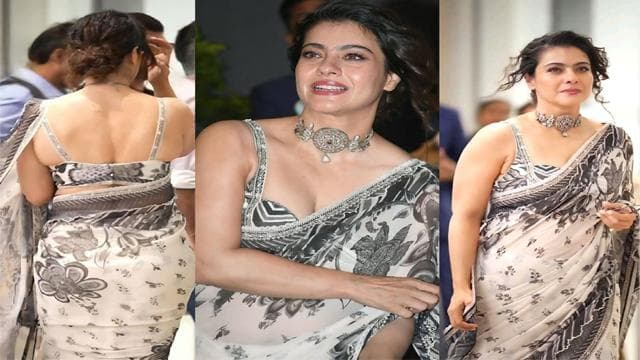 Bollywood Kajol Hot Boob Press Viral Video
